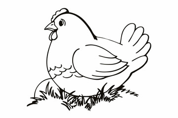 vector illustration of a bird