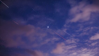 night sky with stars