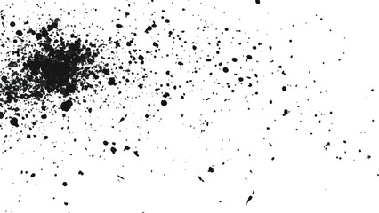 Dirt dust texture isolated on white background, top view. Old dusty grain film overlay. Scratched dotted texture. Overlay textures set stamp with grunge effect.