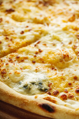 Four Cheese Quattro Formaggi Pizza Creamy Italian Indulgence
