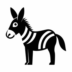 vector illustration of a horse