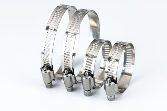 Stainless Steel Hose Clamps: Durable rust-free 304 stainless steel hose clamps are essential for securing pipes, hoses, and other components. The design provides strength.