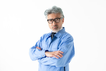 作業着を着た男性