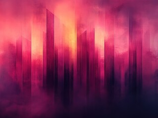 Abstract Digital Art Symbolizing Dark Concepts of Human Data Processing and Privacy in Technology