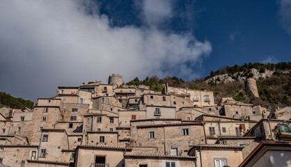 Obraz premium Pesche, Molise. The Ancient Village