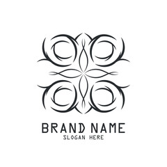 Luxury Decoration mandala pattern icon vector illustration template design