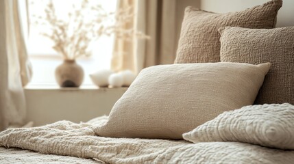 Muted earthy tones with a subtle soft blur, natural and calming