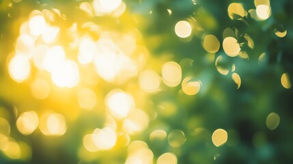 Obraz premium Softfocus abstract light flares in warm tones, cinematic and elegant