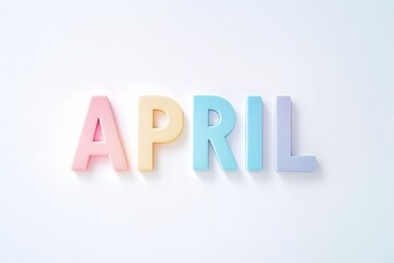 Fototapeta premium Sleek April Visuals for Posts