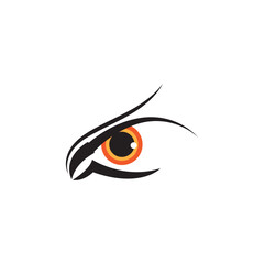 eagle eye icon vector illustration template design