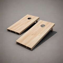 Cornhole game. board
