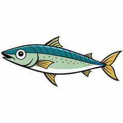 fish on a white background