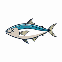 fish on white background