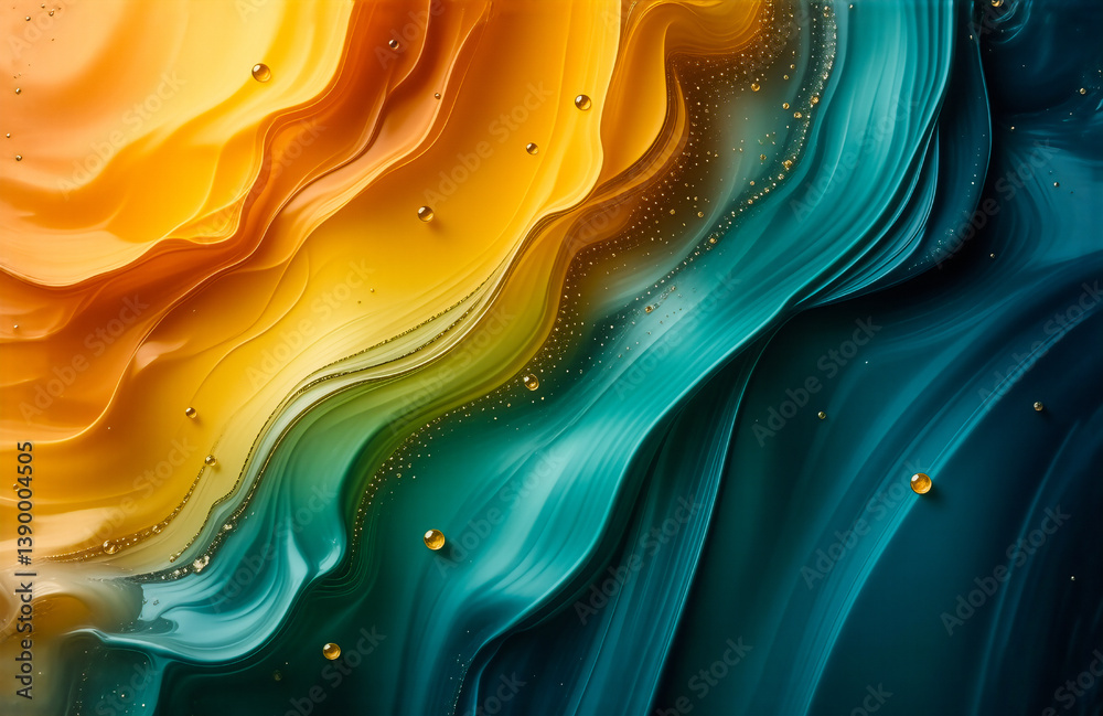 Poster Hints: The image features a flowing, abstract composition, emphasizing vibrant colors and smooth textures, suggesting a sense of movement.

Abstract waves of color blend in a smooth texture, with vibr