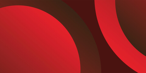 Abstract red background with circles. Applicable for gift cards, Posters on wall posters, EPS 10