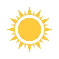 Yellow sun natural summertime element