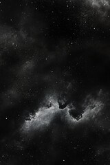 Fototapeta premium Expansive Dark Night Sky Filled With Twinkling Stars Over Horizon