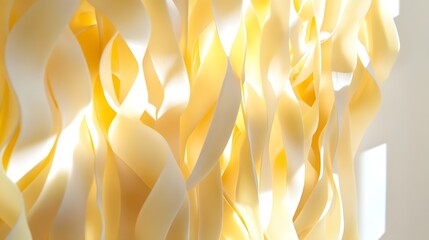 An abstract design showcasing flowing golden shapes illuminated by soft light, perfect for modern artistic projects.