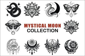 Mystical Moon Collection of Designs