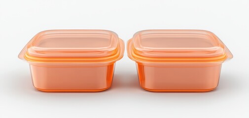 Airtight Food Packaging Containers Kitchen Realistic Photography Studio Focus on Quality Preservation