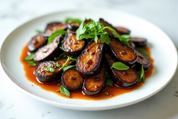 Chinese Garlic Sauce Eggplant Dish