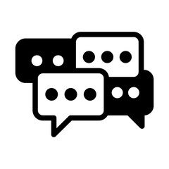 Communication solid black