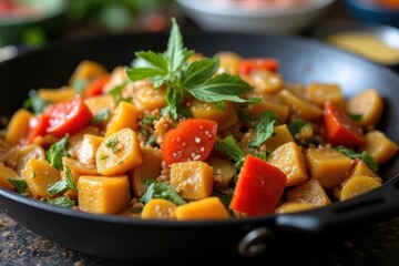 Lotus Root Stir Fry Using Fresh Ingredients