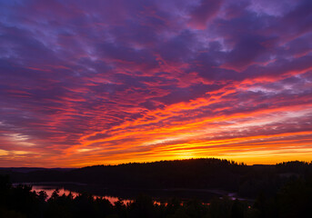 Obraz premium sunset in the clouds