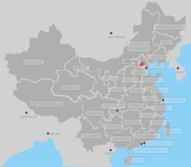 china map beijing 250307