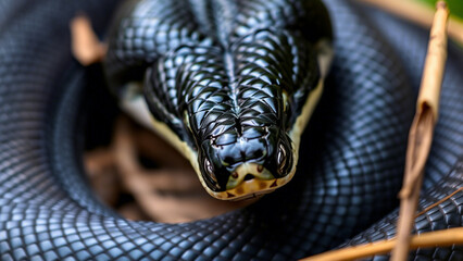 Fototapeta premium close up of a snake