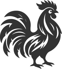 Hen silhouette vector