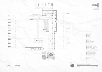 architectural plan of the house