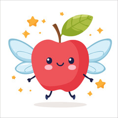 Beautiful illustration of an apple