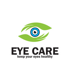 Fototapeta premium eye care icon vector illustration template design