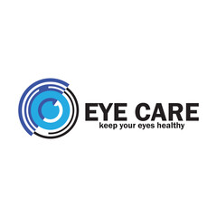 Fototapeta premium eye care icon vector illustration template design