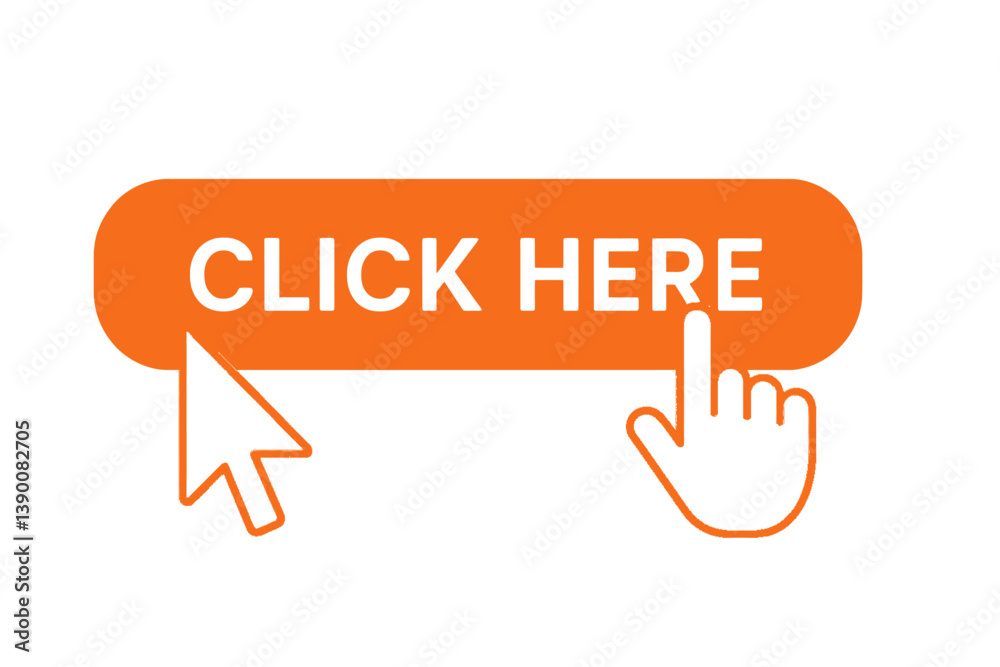 Leinwandbilder interactive line vector icon designed for web engagement with a clickable button representing user i