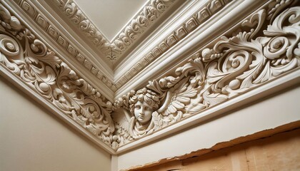 Concealed trim Trim hidden within a wall or ceiling covering joi