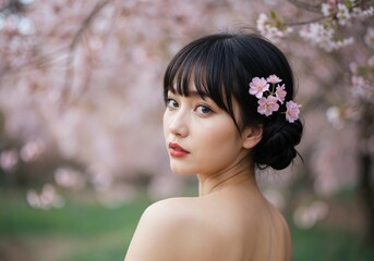Joyful Young Woman in Golden Hour Light, Holding a Refreshing Yellow Drink in a Sunlit Outdoor Setting with Vibrant Colors and a Carefree Summer Atmosphere