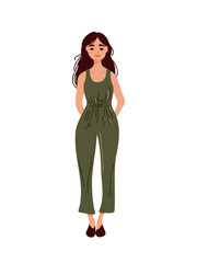 female beauty and fashion in vector