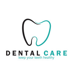 Dental logo Template vector illustration
