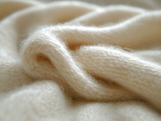  soft wool blanket, p: a close-up of a soft wool blanket,