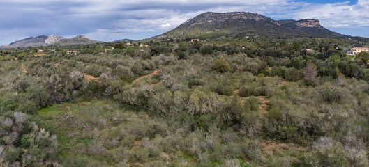 Puig de Cura and Gáldent Mountains, Llucmajor, Balearic Islands, Spain