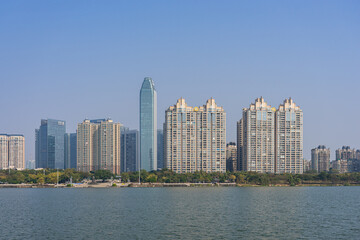 Fototapeta premium Dongjiang Cityscape, Huizhou, Guangdong, China