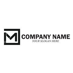 M Letter Logo Template