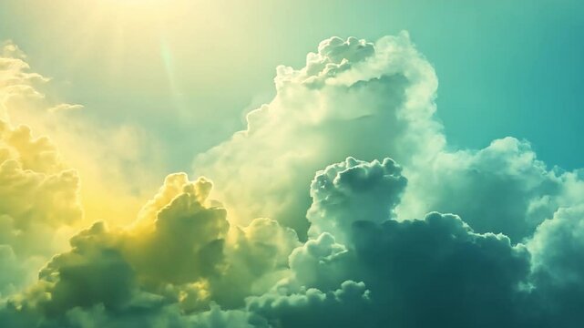 Heavenly Canvas: Dramatic clouds gather and create a vivid display of colors. The photograph evokes a sense of peace and the sublime grandeur of nature's artwork.