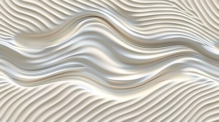 Obraz premium Abstract representation of smooth wavy lines with subtle lighting and textures