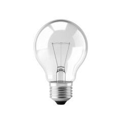 light bulb on a transparent background.