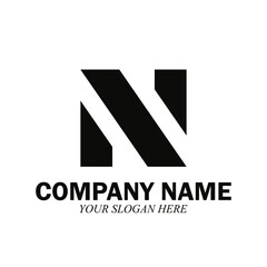 N Letter Logo Template
