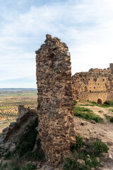castle ruins in the south of spain