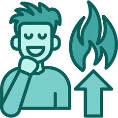 Motivation solid icon